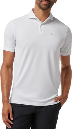 Travis Mathew The Heater Solid Short Sleeve Performance Polo in White at Nordstrom, Size Xx-Large