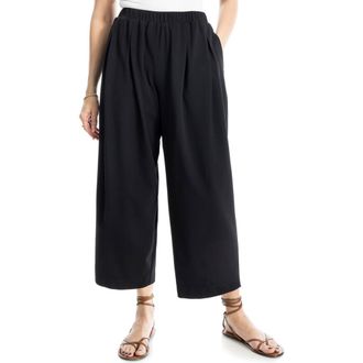Max Studio Ponte Barrel Pants in Black at Nordstrom Rack, Size X-Small