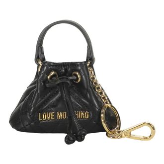Love Moschino Mini Keychain Bag - female - Love Moschino - Keychains - Black - ONE SIZE - Accessories