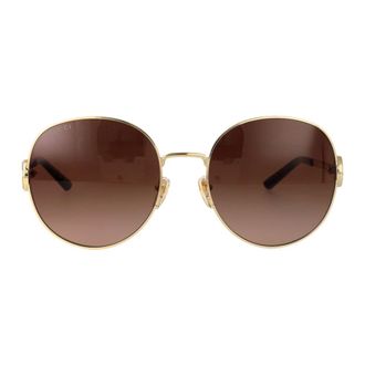 Gucci Sunglasses, unisex, Brown, Size: 58 MM Gg2047S Sunglasses