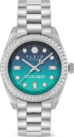 Philipp Plein Queen Supreme Horloge - Dames - Horloges - Grijs - ONE Size - Accessoires