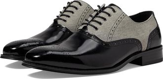 Stacy Adams Harrington Lace Up Oxford Mens Lace Up Wing Tip Shoes Black : 7.5 M, Leather/Rubber