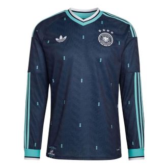 adidas Germany 2026 Away Long Sleeve Jersey Asia Sizing Collegiate Navy JM1381
