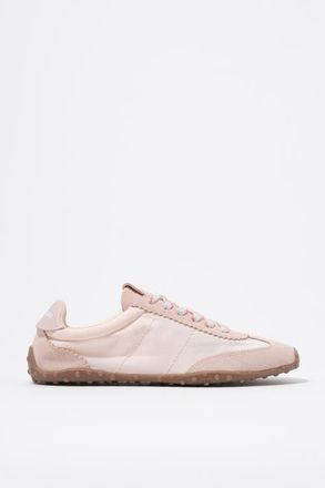 Bimba & Lola Suede Nylon 13 29 Sneaker in Light Pink at Nordstrom, Size 41