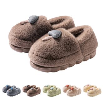 Generic Womens Thick Sole Slippers Mushroom Slippers For Women Super Soft Fuzzy Cushion Slipper Lovely Bootie Slipper Anti Skid Outdoor Sliders Winter Warm Sl