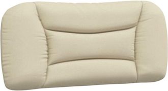 vidaXL Cabecero De Cama Acolchado Tela Crema 90 Cm Vidaxl