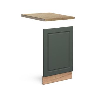 Vicco Panel Frontal Fame-line, Verde Dorado Casa De Campo, 45 Cm, Et Roble