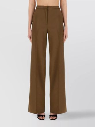 Pantaloni Torino wool wide-leg trousers