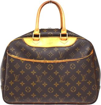 Louis Vuitton Deauville Monogram Canvas Brown Canvas Handbag (Pre-Owned)
