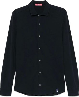 Drumohr Camicia in cotone - Blu