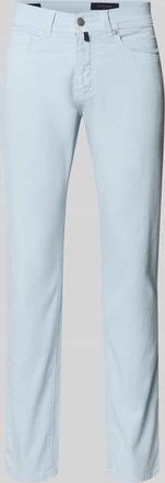 Pierre Cardin Regular Fit Hose mit Eingrifftaschen Modell Lyon in Hellblau, Gr&ouml;&szlig;e 31/32