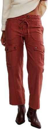 Free People Park Ave Cotton Cargo Pants in Spiced Rum at Nordstrom Rack, Size X-Large