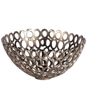 Zodax Savino 12In Diameter Metal Decorative Bowls