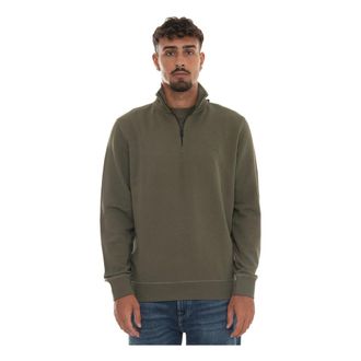 HUGO BOSS Hombre, Sudaderas, Verde, Talla: S