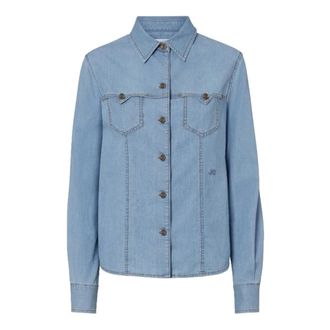 Jacob Cohen Dames, Blouses & Shirts, Blauw, Maat: XS Katoen