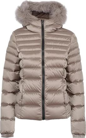 RefrigiWear 3/4 Donsjas - Dames - Gewatteerde jassen - Grijs - XL - Nylon - Jassen