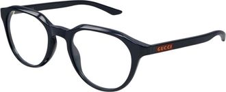 Gucci Panthos Optisch Montuur - Heren - Brillen - Blauw - 49 MM - Accessoires