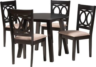 Baxton Studio Louisa Modern 5pc Dining Set