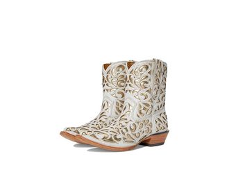 Ariat Valentina Western Womens Boots Cowboy Womens Boots Classic Alabaster/Gold : 6 B - Medium, Leather