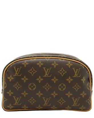 Louis Vuitton Brown Monogram Canvas Toiletry Pouch (Authentic Pre-Loved)
