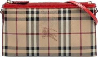 Burberry Pre-owned Cross Body Bags, female, Multicolor, Size: ONE SIZE Pre-owned Vintage Leather Crossbody Bag