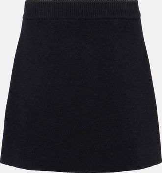 Lisa Yang Minigonna Clare in cashmere a vita alta