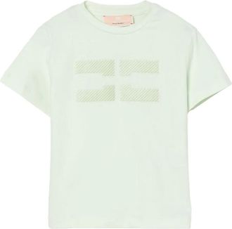 Elisabetta Franchi La Mia Bambina cotton T-shirt - kids - Cotton - 12 yrs - Green
