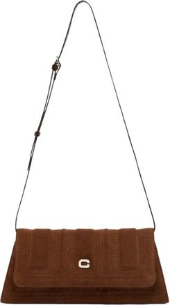 Carel Madeleine Schoudertas - Dames - Schoudertassen - Bruin - ONE Size - Katoen - Tassen