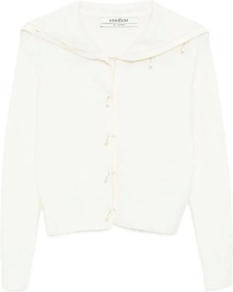 Kimhekim Vest met matrozenkraag - Beige