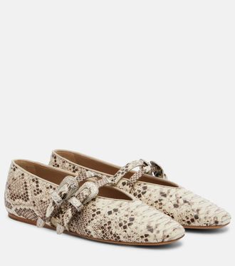 Le Monde Beryl Le Monde B&eacute;ryl Classic Claudia leather Mary Jane flats