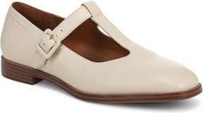 Franco Sarto Kenley T-Strap Flat in Ivory White at Nordstrom Rack, Size 9.5
