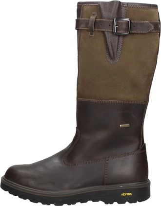Grisport Highland Hoge Laarzen - Dames - Hoge Laarzen - Bruin - 41 EU - Leer - Schoenen