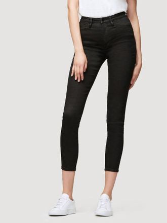 Frame Denim Ali High Rise Cigarette Jean In Noir