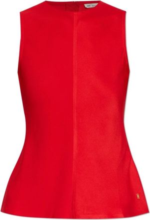 Ami Tops, Dames, Rood, 3Xs, Top zonder mouwen