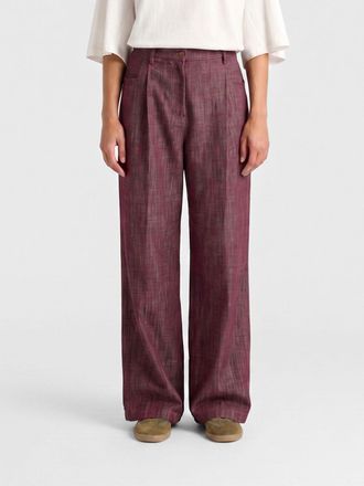 Momoni Pantaloni palazzo in cotone