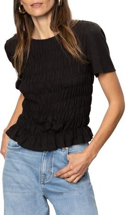 Sanctuary Better Together Smocked Top in Black at Nordstrom, Size X-Small