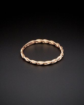 Italian Gold, Inc 14K Italian Rose Gold Braided Ring