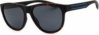 Polaroid Polarized Blue Square Unisex Sunglasses PLD 2156/S 0HGC/C3 56