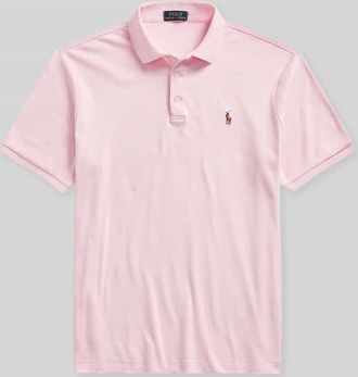 Polo Ralph Lauren Regular Fit Poloshirt aus reiner Baumwolle in Rosa, Gr&ouml;&szlig;e XXL