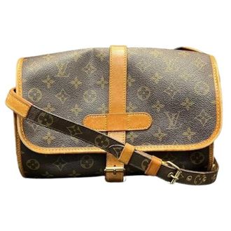 Louis Vuitton Pre-owned Cross Body Bags, female, Brown, Size: ONE SIZE Pre-owned Marne Monogram Shoulder Bag
