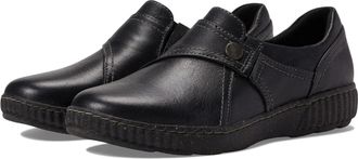 Clarks Caroline Pearl 26167514 Loafers Womens Black Leather Shoes HAWK1919