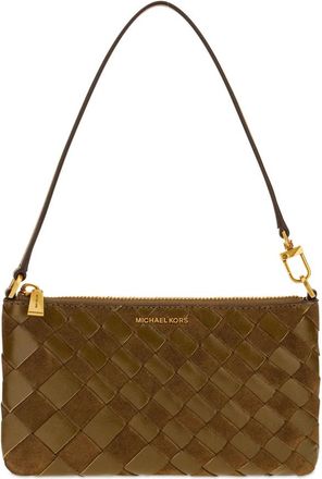 Michael Kors Jet Set Clutch - Dames - Schoudertassen - Bruin - ONE Size - Su&egrave;de - Tassen