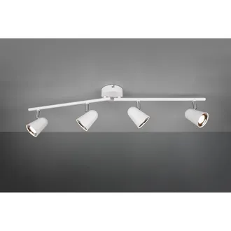 Reality Foco Toulouse Blanco 4 Spot Led L78 Cm Trio Lighting