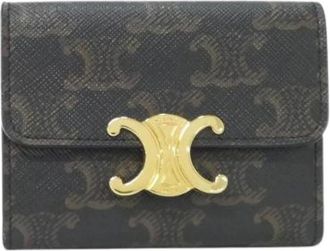 Celine Pre-owned Wallets, female, Brown, Size: ONE SIZE Pre-owned Canvas Wallet