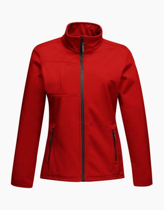 Regatta Womens Regatta Womens/Ladies Octagon II Waterproof Soft Shell Jacket - Red - Size: 10