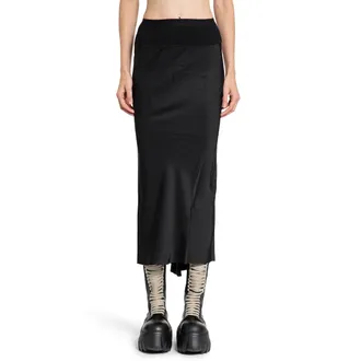 Rick Owens Porterville Calf Bias Skirt
