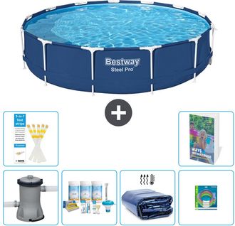 Bestway Piscina Bestway Steel Pro Redonda - 396x84 Cm - 7-piezas S282