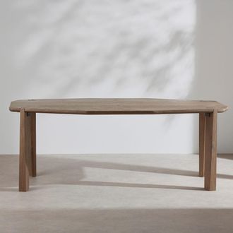Maisons du monde Mesa de comedor octogonal de mango macizo 200 cm