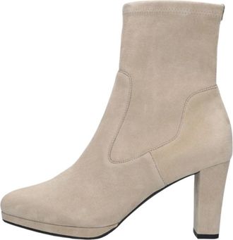 Peter Kaiser 75321 Enkellaarsjes - Dames - Schoenen - Beige - Maat: 37 EU Leer