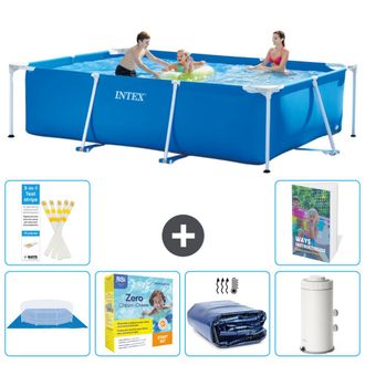 Intex Piscina Con Estructura Rectangular - 300x200x75 Cm - 7-piezas S71